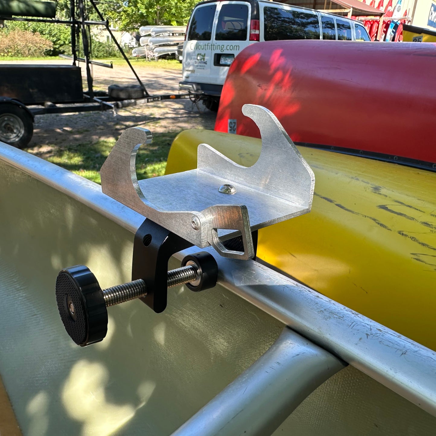 Canoe Fishing Rod Holder - Gunnel/Gunwale (Sides of the Canoe)