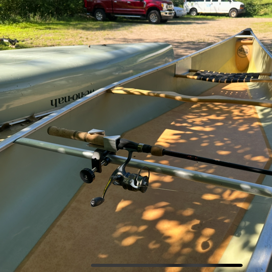 Canoe Fishing Rod Holder - Thwart (Crossbars of the Canoe)