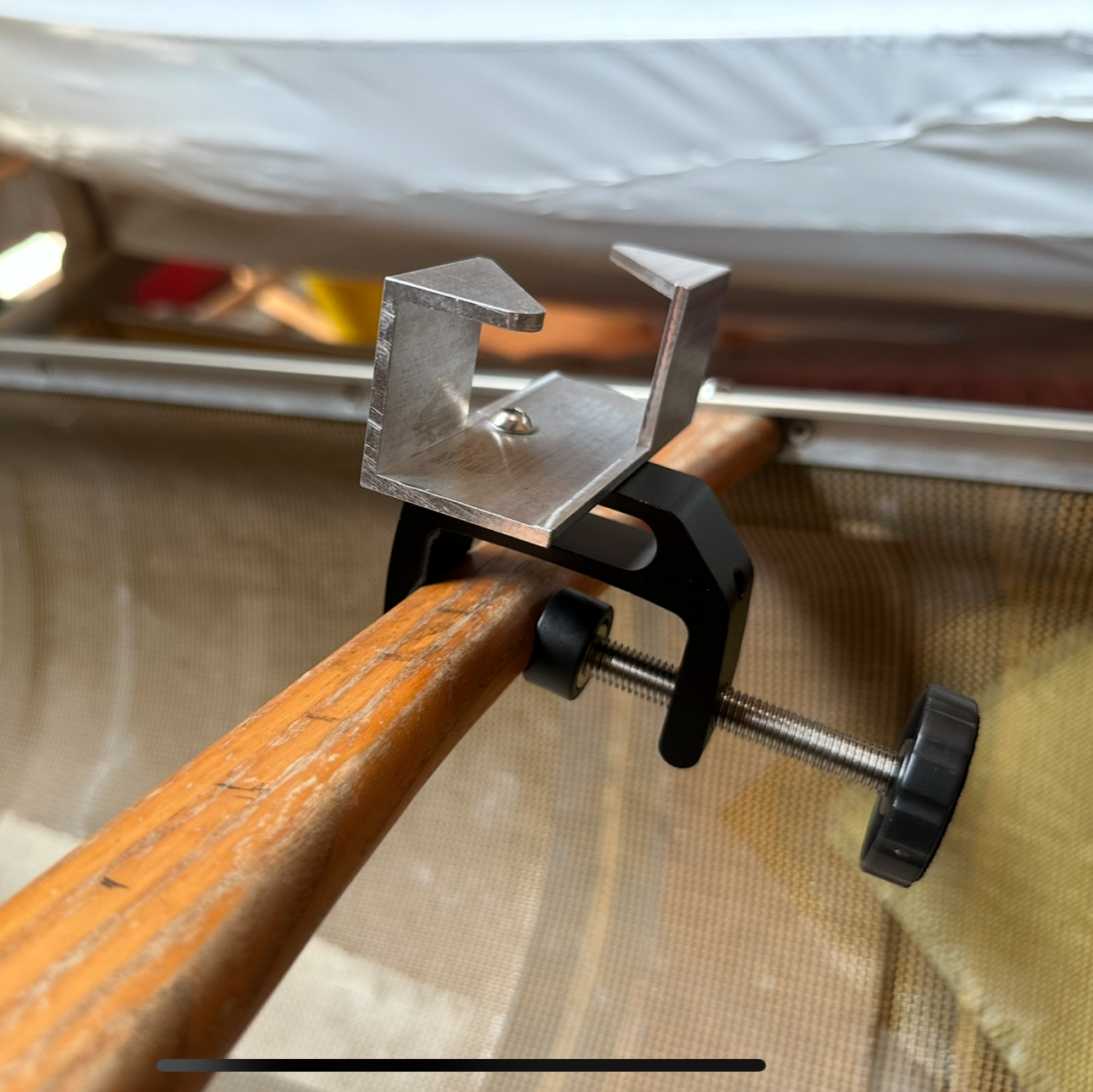 Canoe Fishing Rod Holder - Thwart (Crossbars of the Canoe)