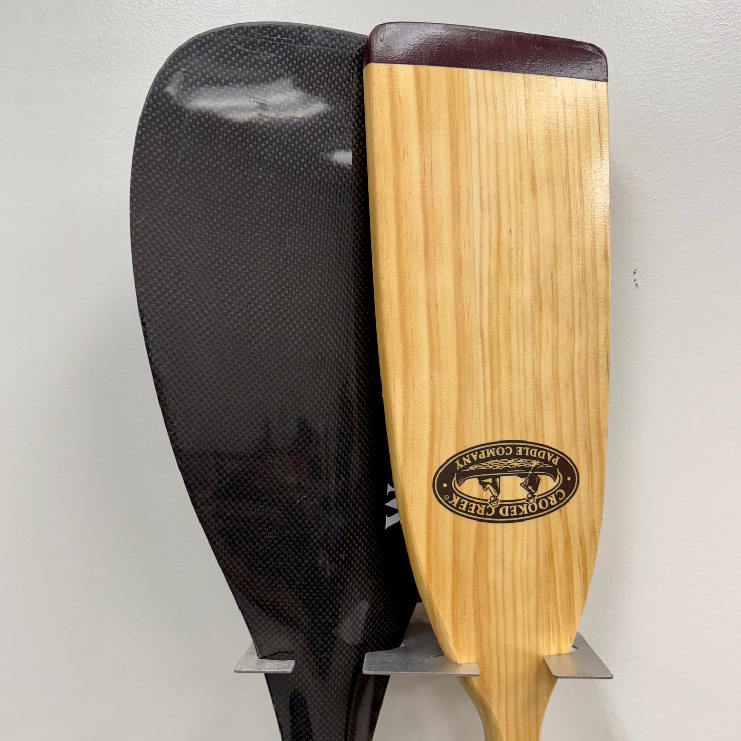 Double Paddle Holder for Canoe Paddles, Kayak Paddles, Etc.