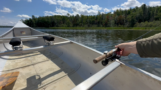 Basic Version Gunnel Video - How-to and the ease of using our canoe fishing rod holders.