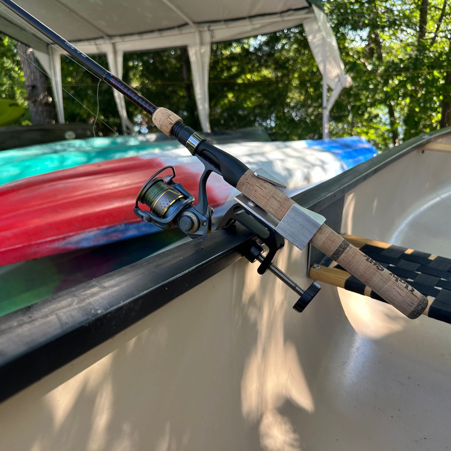 Canoe Fishing Rod Holder - Gunnel/Gunwale (Sides of the Canoe)