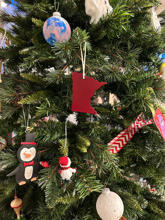 State Christmas Ornament - Minnesota or Wisconsin