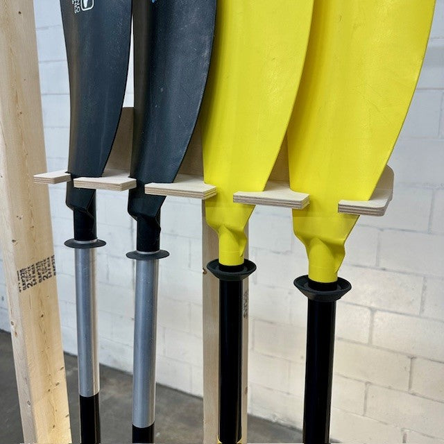 Paddle Holder for Canoe, Kayak, SUP, Paddleboard Paddles - Baltic Birch Wood