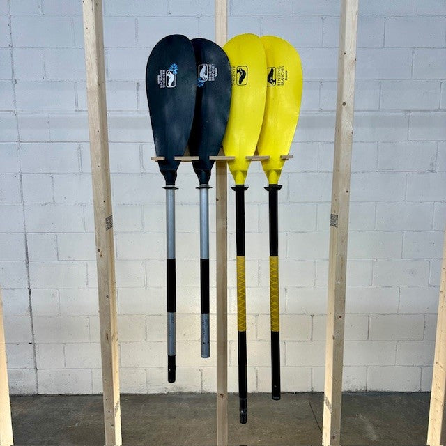 Paddle Holder for Canoe, Kayak, SUP, Paddleboard Paddles - Baltic Birch Wood