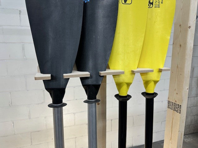 Paddle Holder for Canoe, Kayak, SUP, Paddleboard Paddles - Baltic Birch Wood