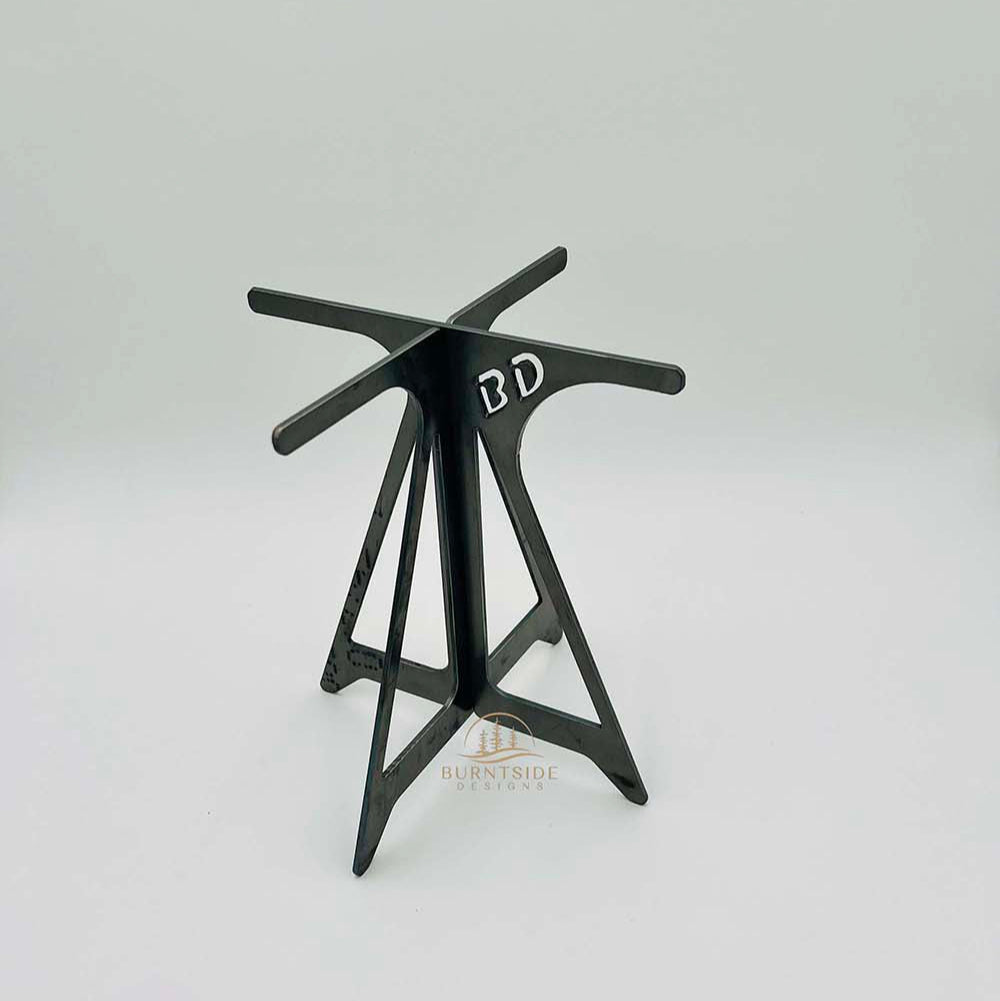 Pyramid Fire Grate - Vertical Standing Fire Pit Grate for Bonfires